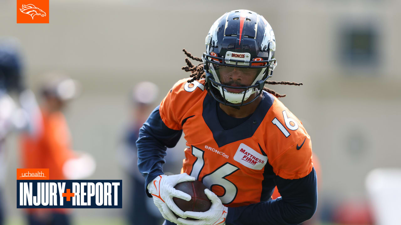 Injury Report: WR Tyrie Cleveland returns to practice for Broncos