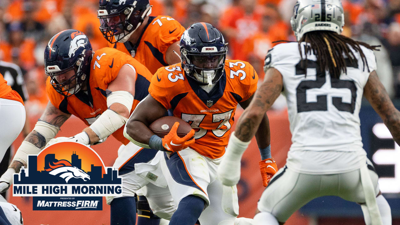 Mile High Morning: RB Javonte Williams preparing for matchup against former UNC teammates