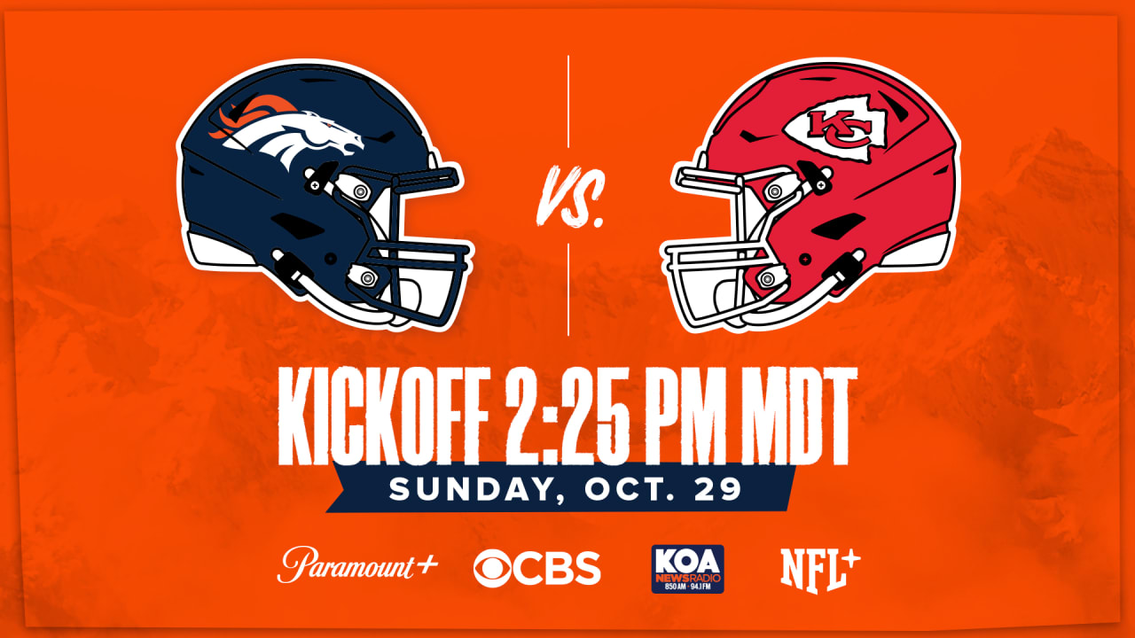 Chiefs vs. Broncos Livestream: How to Watch NFL Week 8 Online