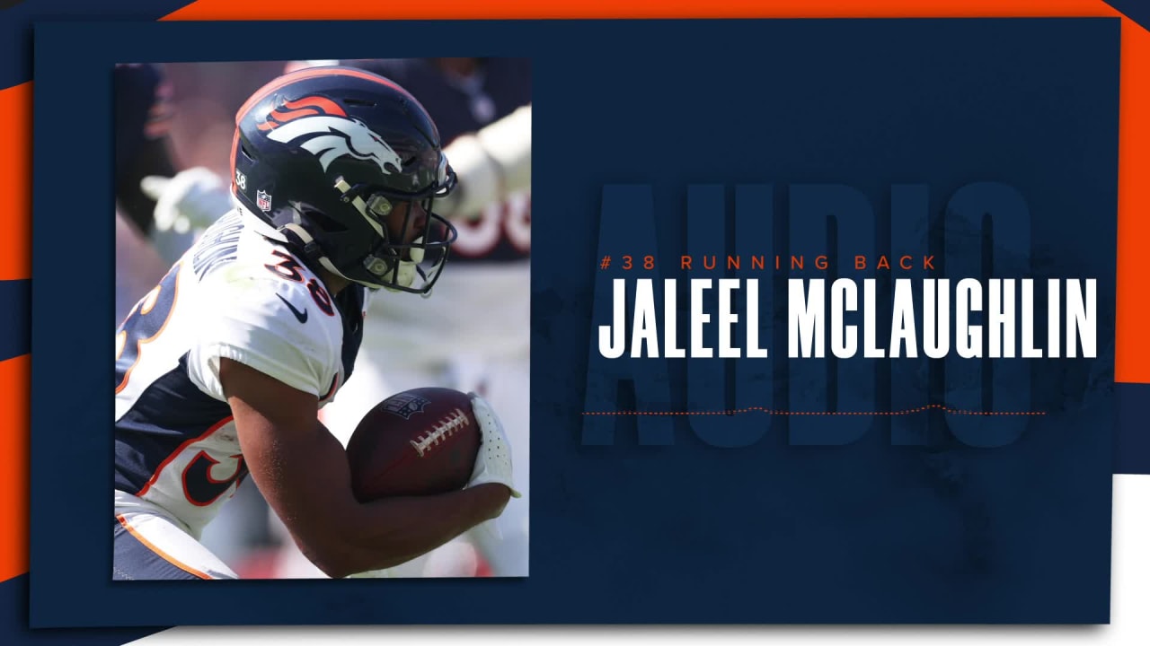 RB Jaleel McLaughlin turns screen pass into first career receiving  touchdown