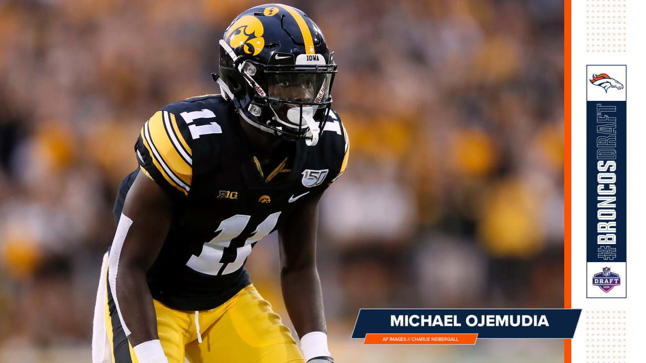 Broncos 'thrilled' to draft Michael Ojemudia after entering third round  with CB as top target