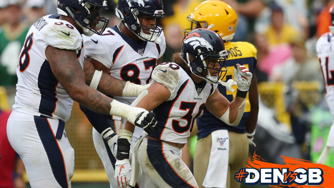 Broncos battle, but can't overcome three turnovers, lose to Packers, 27-16