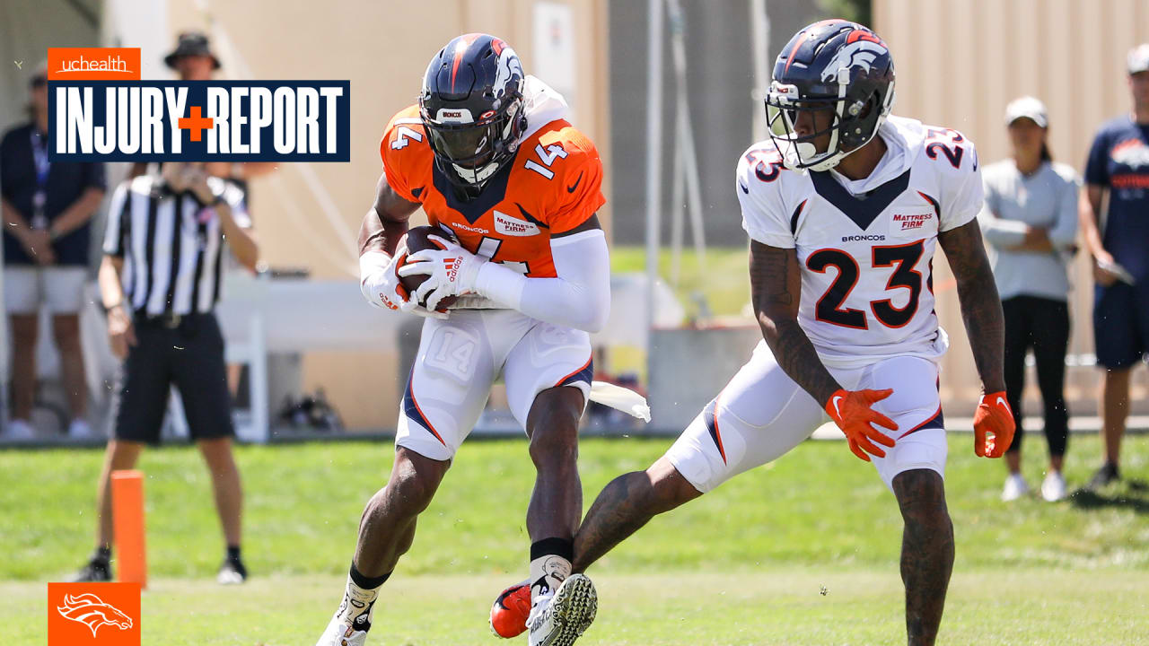 Injury Report: Courtland Sutton dealing with 'little' shoulder issue, Ronald Darby 'day to day' with chest contusion - Vimarsana News
