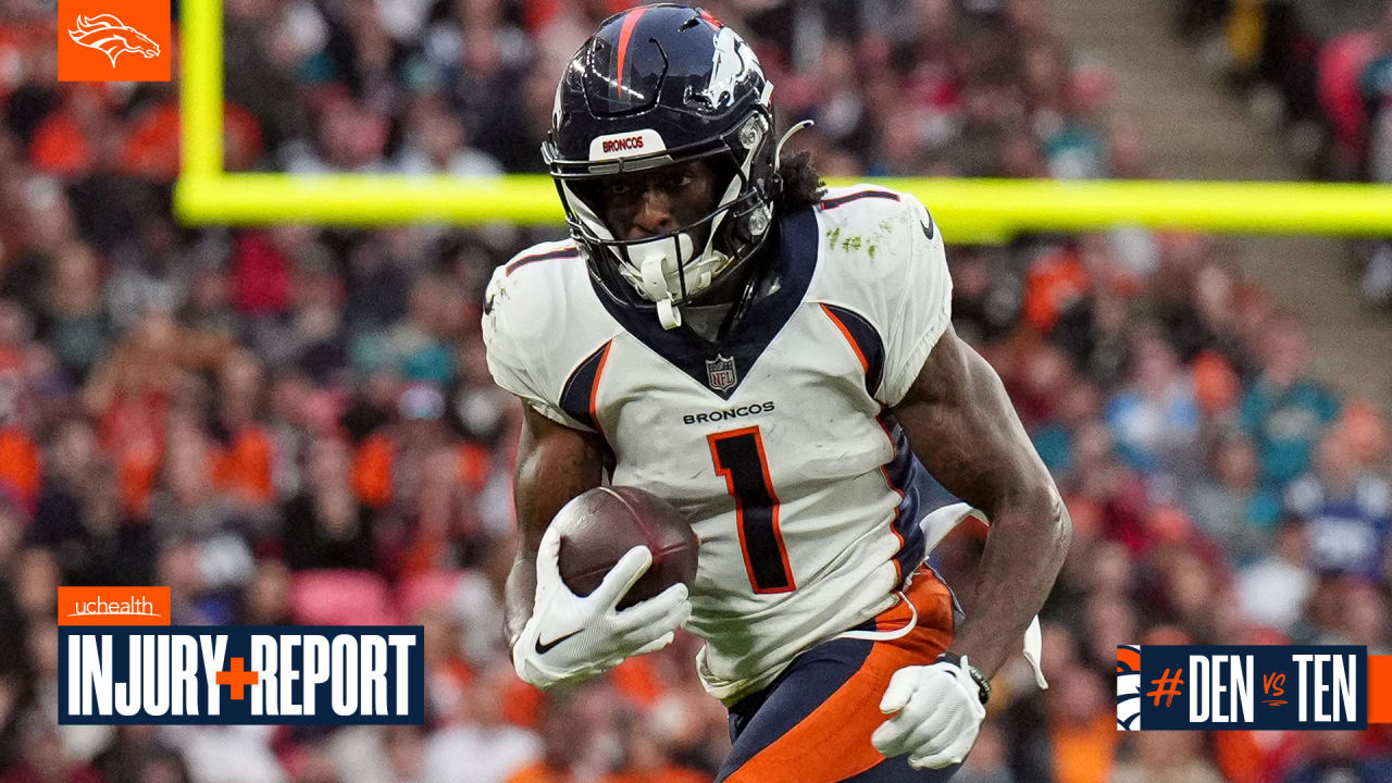 KJ Hamler injury update: Broncos WR out Sunday - DraftKings Network