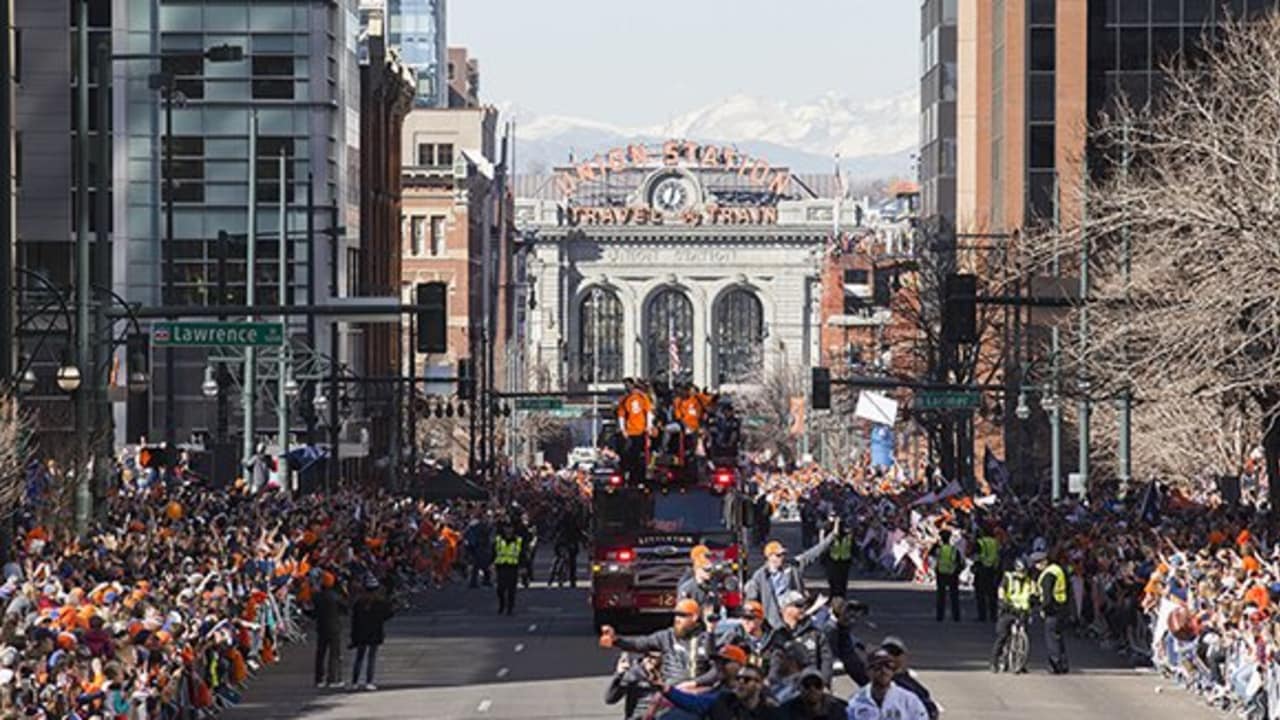 Denver Broncos championship parade