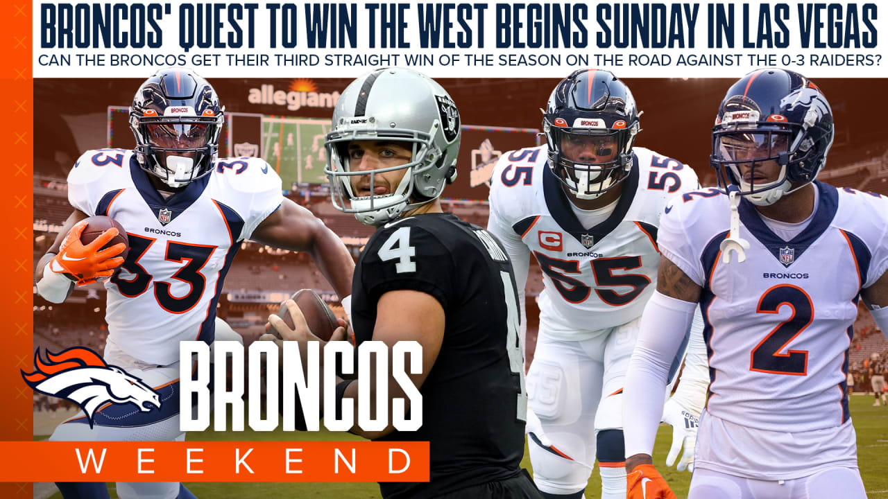 Broncos Weekend: How can the Broncos to keep their winning streak alive  against the winless Raiders?