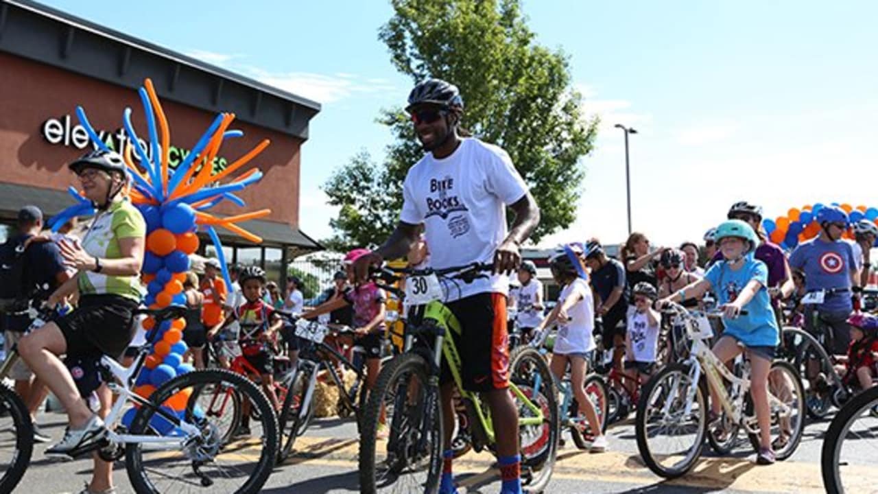 Former Bronco David Bruton Jr. goes from football helmet to cycling helmet