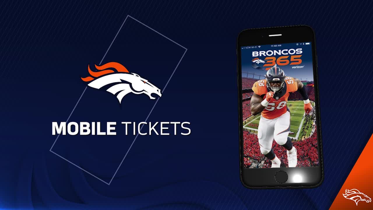 denver broncos mobile tickets