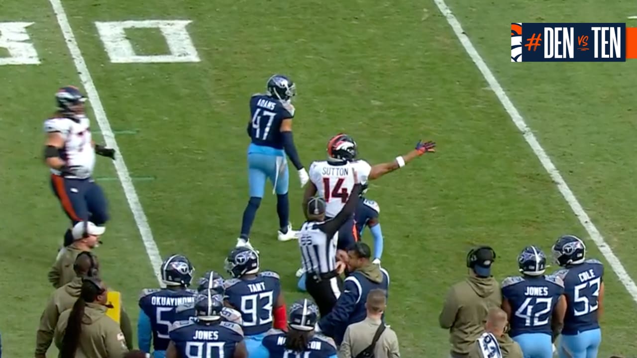 Tennessee Titans vs Denver Broncos referee, officials for Week 10 NFL game