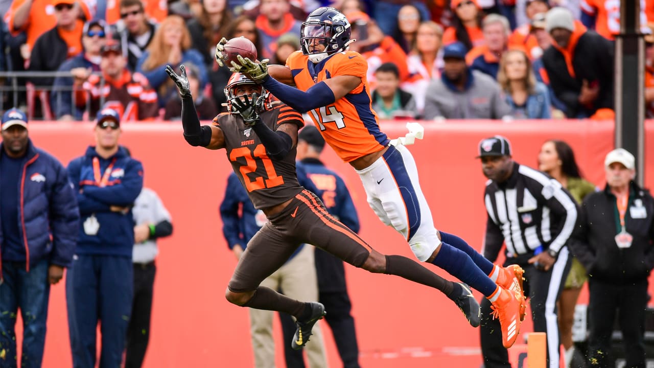 Courtland Sutton records first catch of the year for 30-yard gain