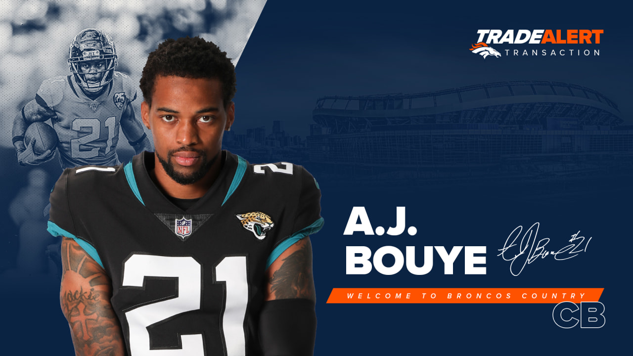 Broncos acquire A.J. Bouye in trade with Jaguars