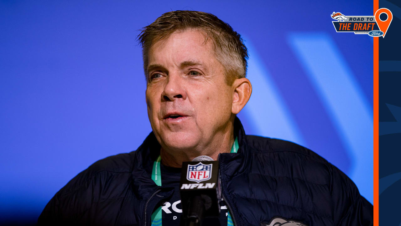 Head Coach Sean Payton meets the media at the 2023 NFL Combine