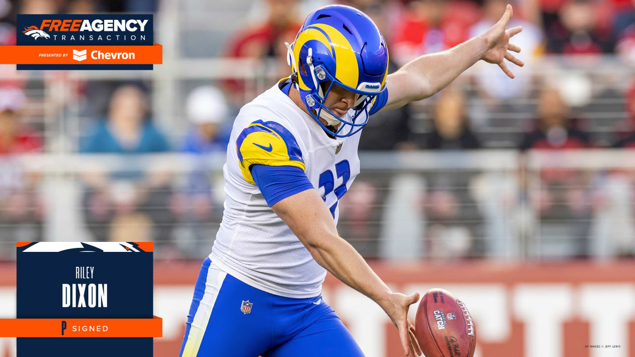 Broncos signing punter Riley Dixon