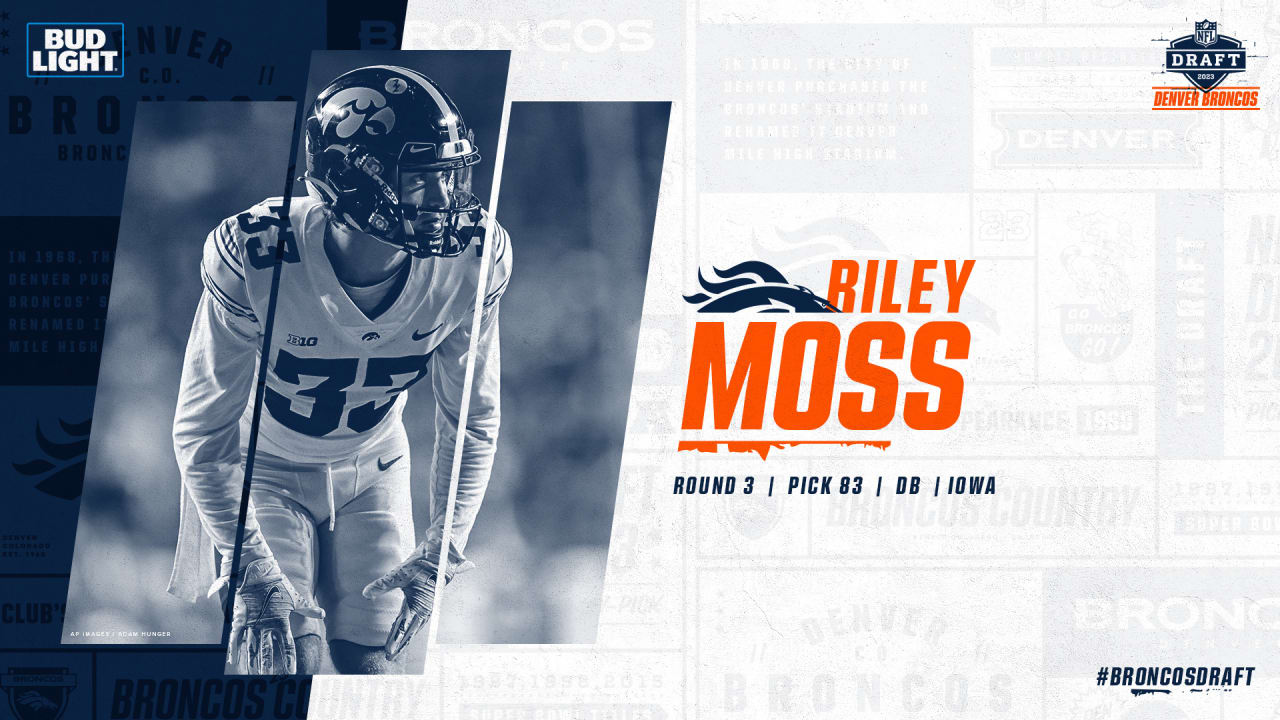 Broncos trade back into third round, select DB Riley Moss with 83rd-overall  pick