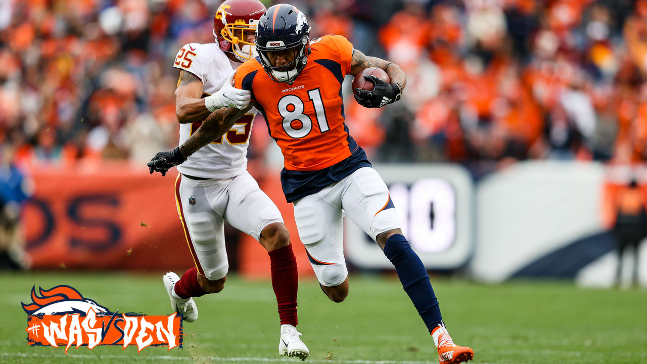 Broncos WR Tim Patrick Gives Denver Halftime Lead With Touchdown Catch