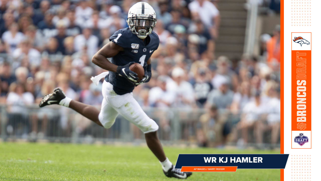 Former Penn State football player KJ Hamler to wear No. 1 for