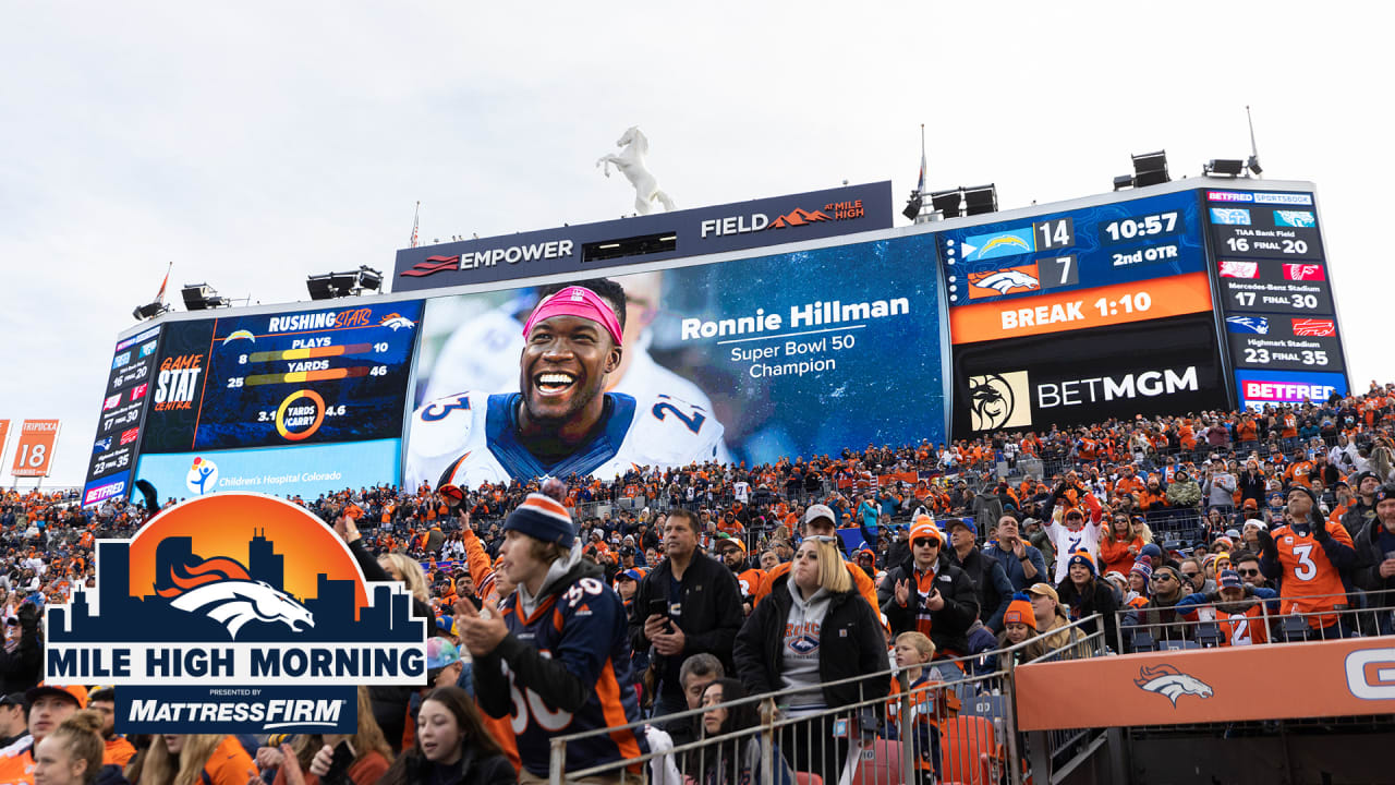 Mile High Morning: Current and former Broncos attend celebration of life for Ronnie Hillman