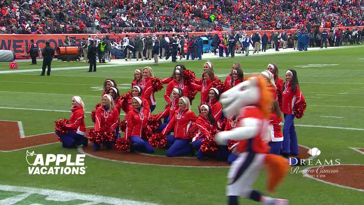 Denver Broncos Cheerleaders - Rookie Annie shooting in a Hush Los Angeles  swimsuit! 