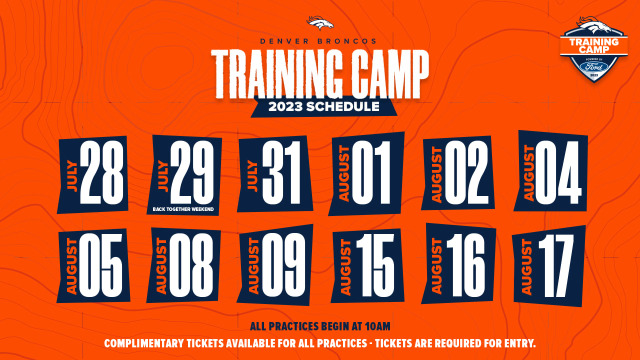 Denver Broncos Schedule for the 2023 Season