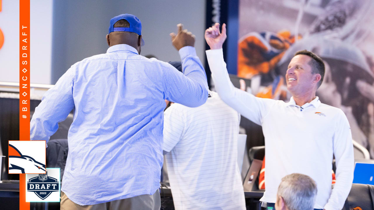Photos Inside the Broncos' War Room during the 2022 NFL Draft