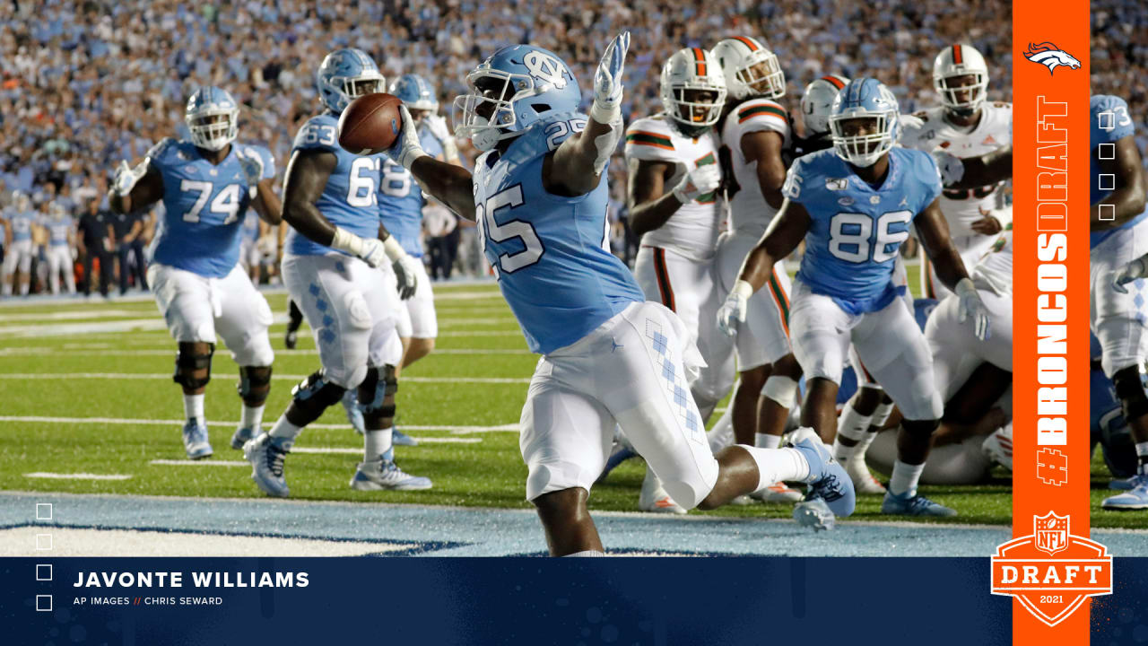 Javonte Williams - Football - University of North Carolina Athletics