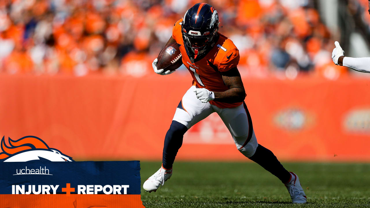 Report: Colts hosted former Broncos WR K.J. Hamler for a visit on