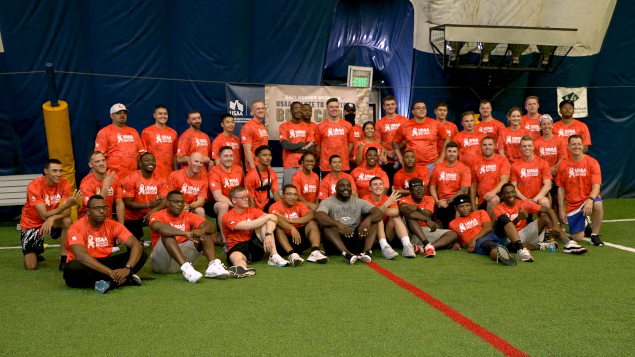 Redskins Hosts USAA NFL Boot Camp