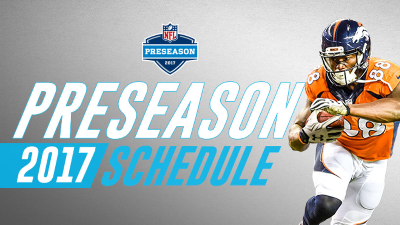Broncos' preseason schedule released
