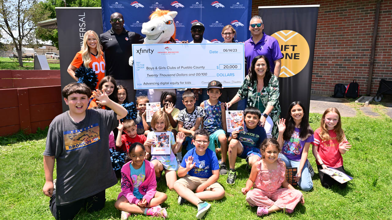 Photos: Broncos host PLAY 60 Express with Dairy MAX, Justin