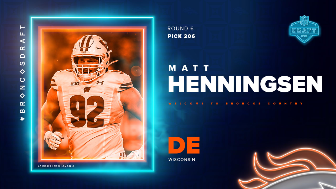 Broncos select DE Matt Henningsen with 206th-overall pick