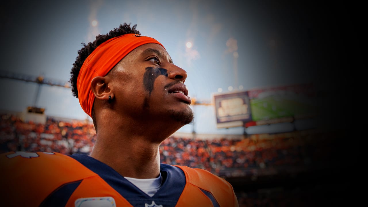 Denver Broncos' Courtland Sutton in action during an NFL football game  against the New York Giants Sunday, Sept. 12, 2021, in East Rutherford,  N.J. (AP Photo/Matt Rourke Stock Photo - Alamy