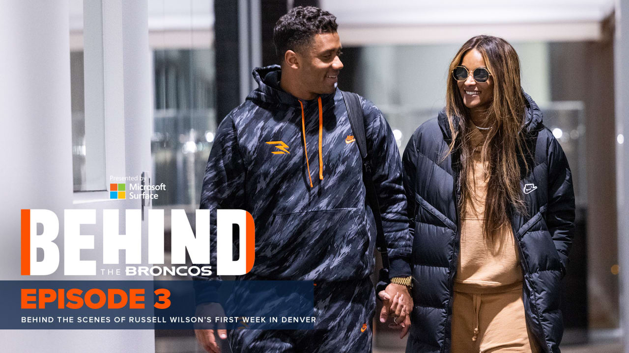 Russell Wilson arrives at Denver Broncos training in Starwood style!