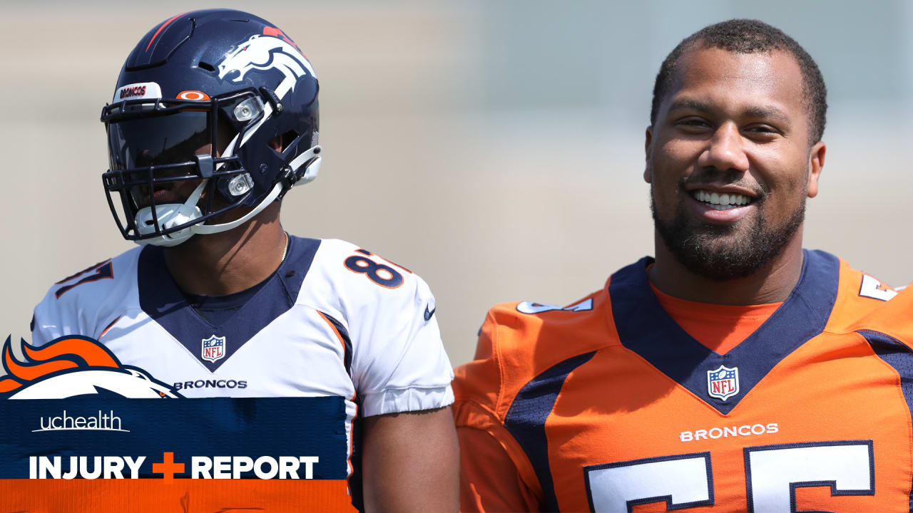 Denver Broncos' Noah Fant battles through injuries