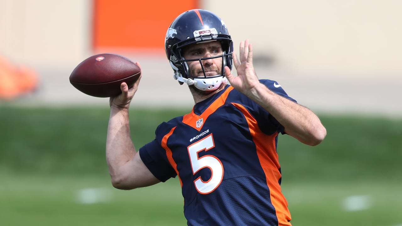 Joe Flacco and the Denver Broncos make it official. “He's got the