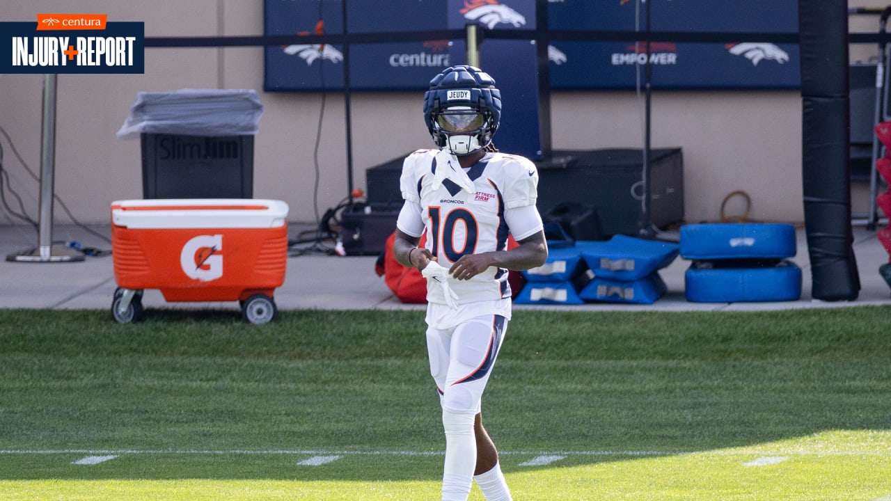 Injury Report: WR Jerry Jeudy leaves practice with hamstring injury, to undergo MRI