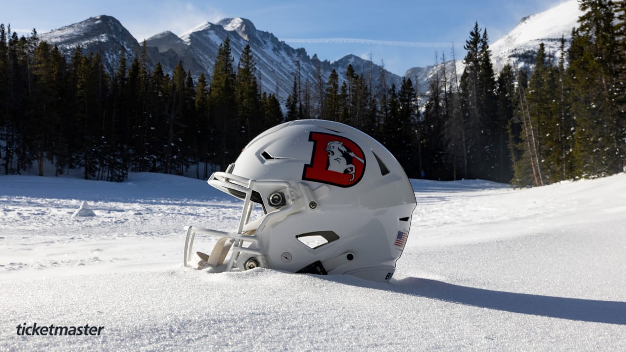 Broncos to wear 'Snowcapped' alternate helmets, Color Rush uniforms vs. Jets