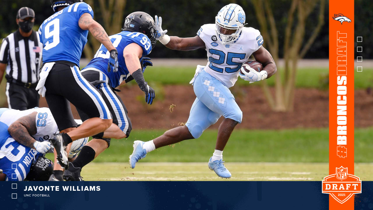 Road to the Draft RB Javonte Williams' college highlights