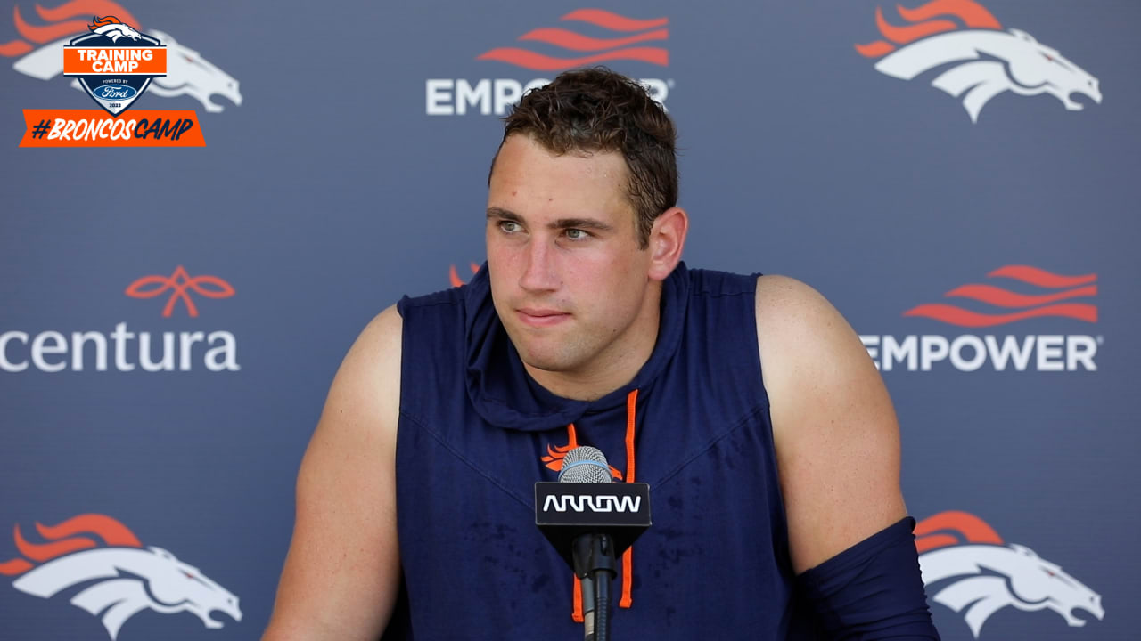 Zach Allen's non-stop motor shows up early at Broncos training camp