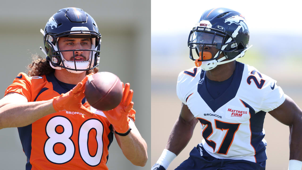 Numbers that matter: TE Greg Dulcich, CB Damarri Mathis select numbers with ties to Broncos' past