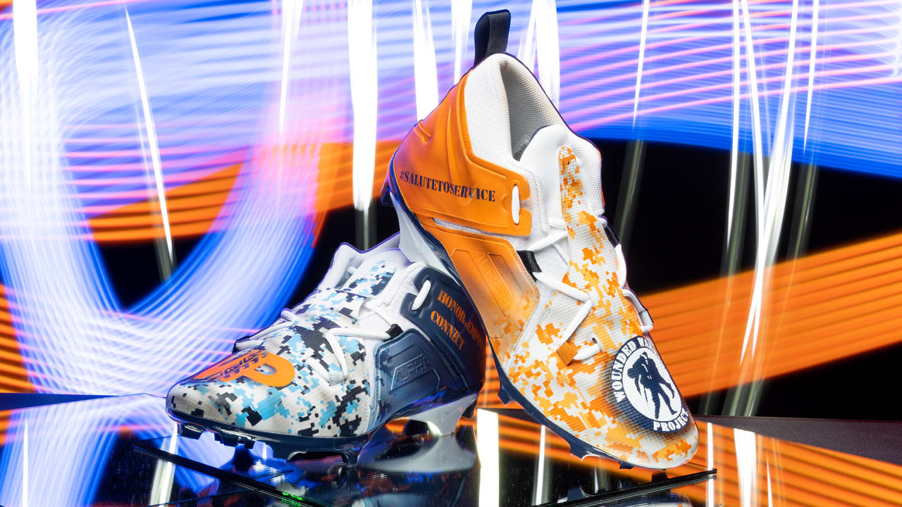 Select cleats to be auctioned for charity in 2022 Denver Broncos My Cause  My Cleats Auction