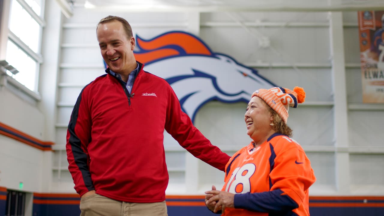 Peyton Manning surprises UCHealth patient