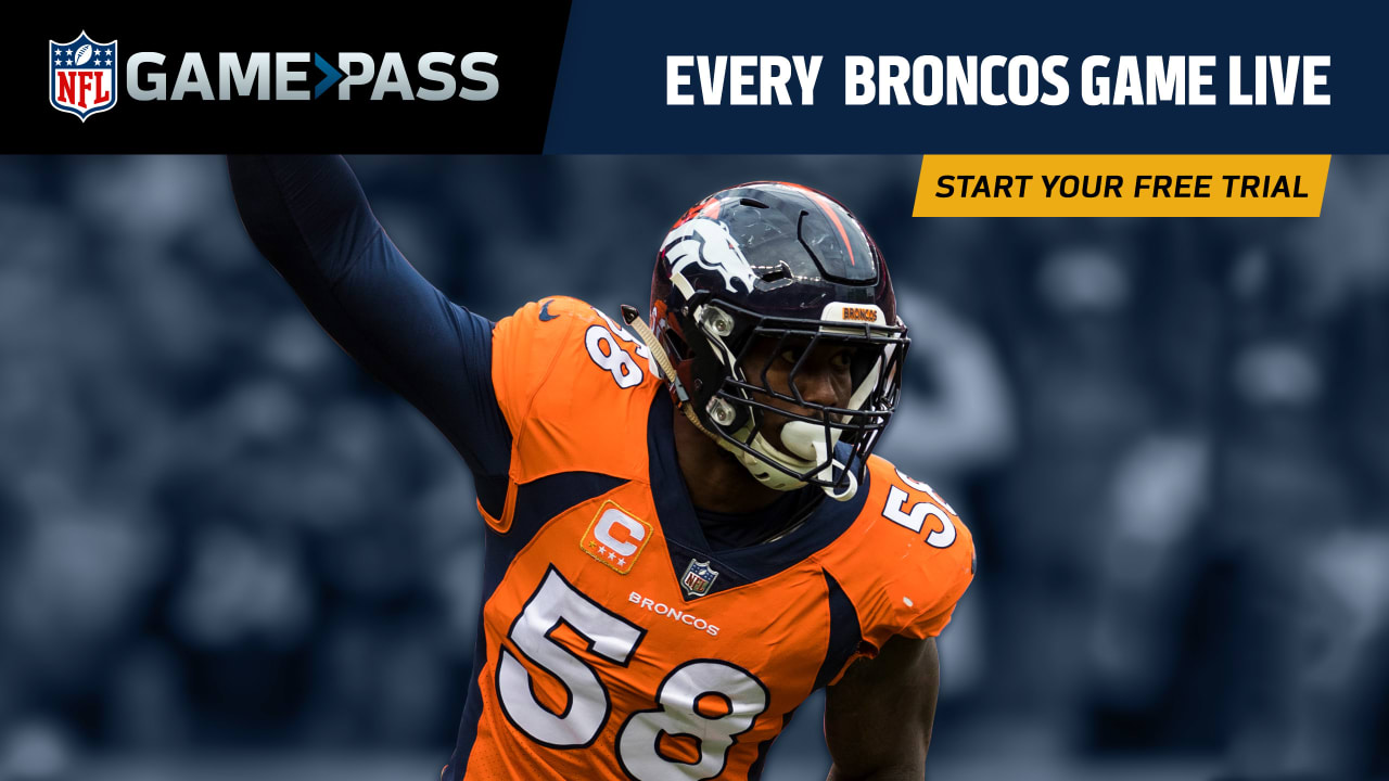 Broncos game sale live free