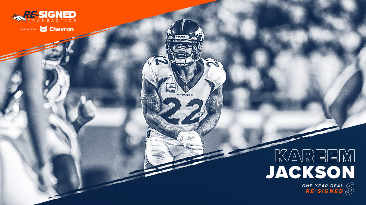 Broncos sign safety Kareem Jackson to new one-year contract