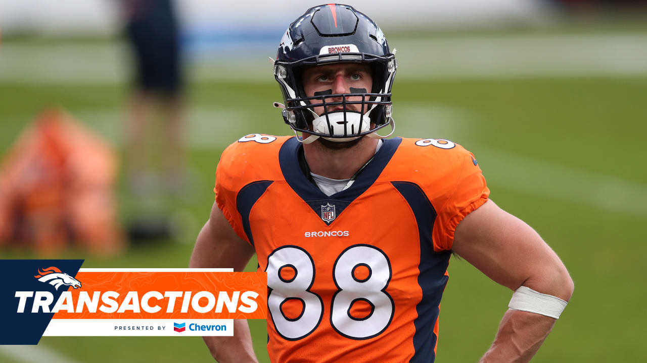 Broncos release TE Nick Vannett