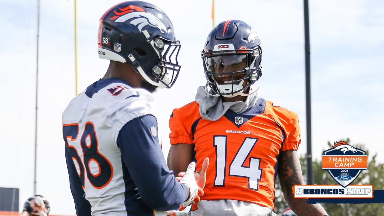 Courtland Sutton injures right shoulder during practice - The San