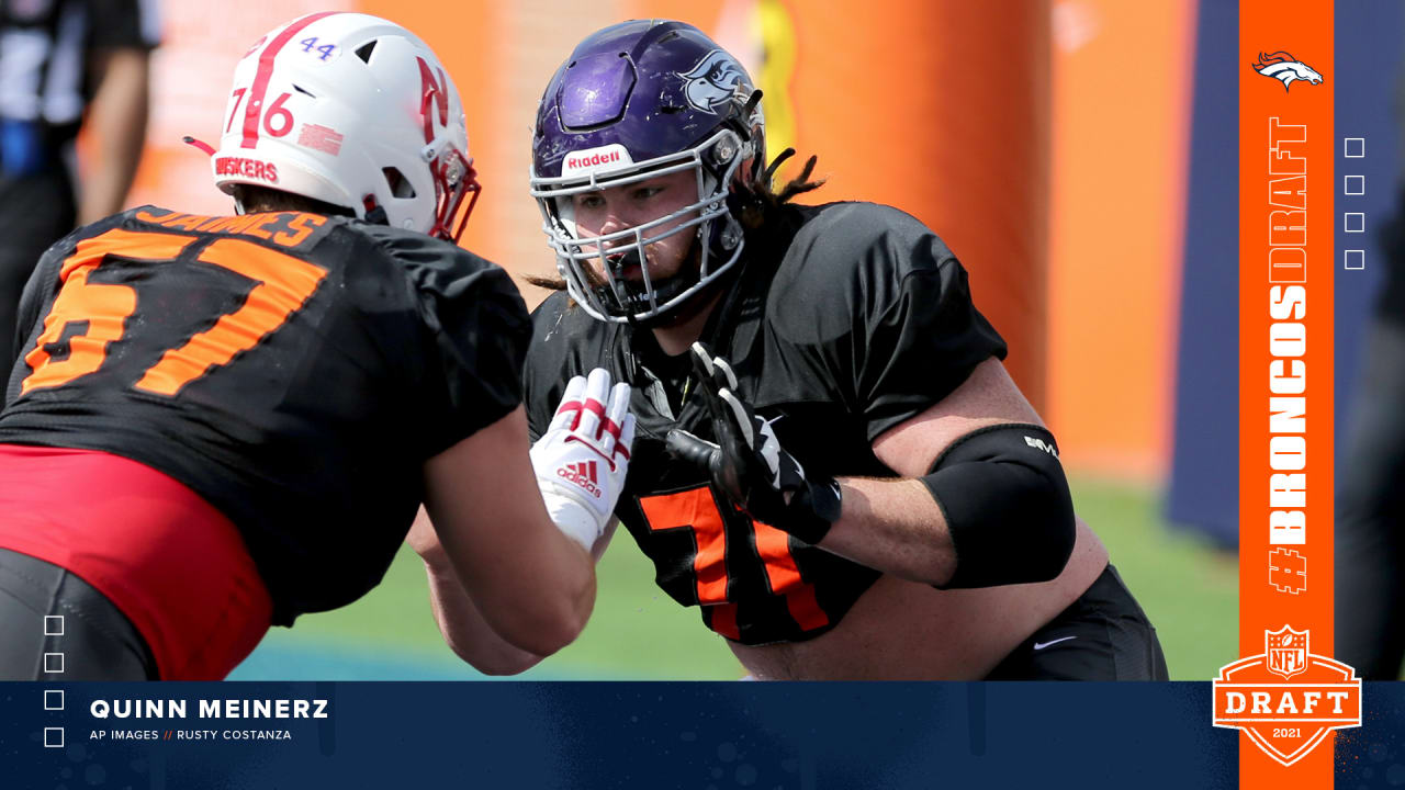 UW-Whitewater Warhawk Football - With the 98th pick in the 2021 NFL Draft,  the Denver Broncos select: Quinn Meinerz, Guard, Wisconsin-Whitewater