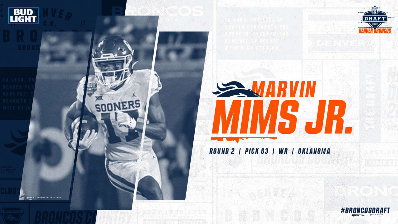 Broncos wymienili projekt WR Marvin Mims Jr.  Z ogólnym wyborem 63