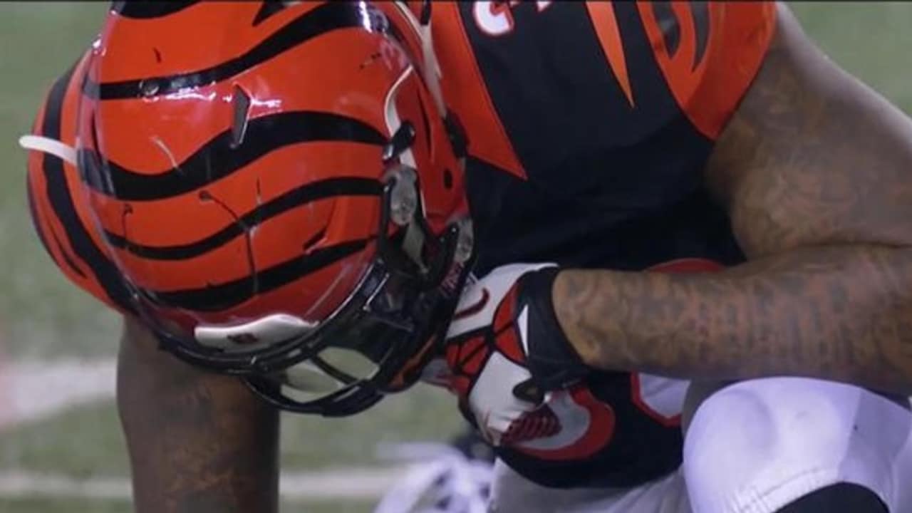 Jeremy Hill Loses It While Mic'd Up After His Late Fumble Against Steelers  