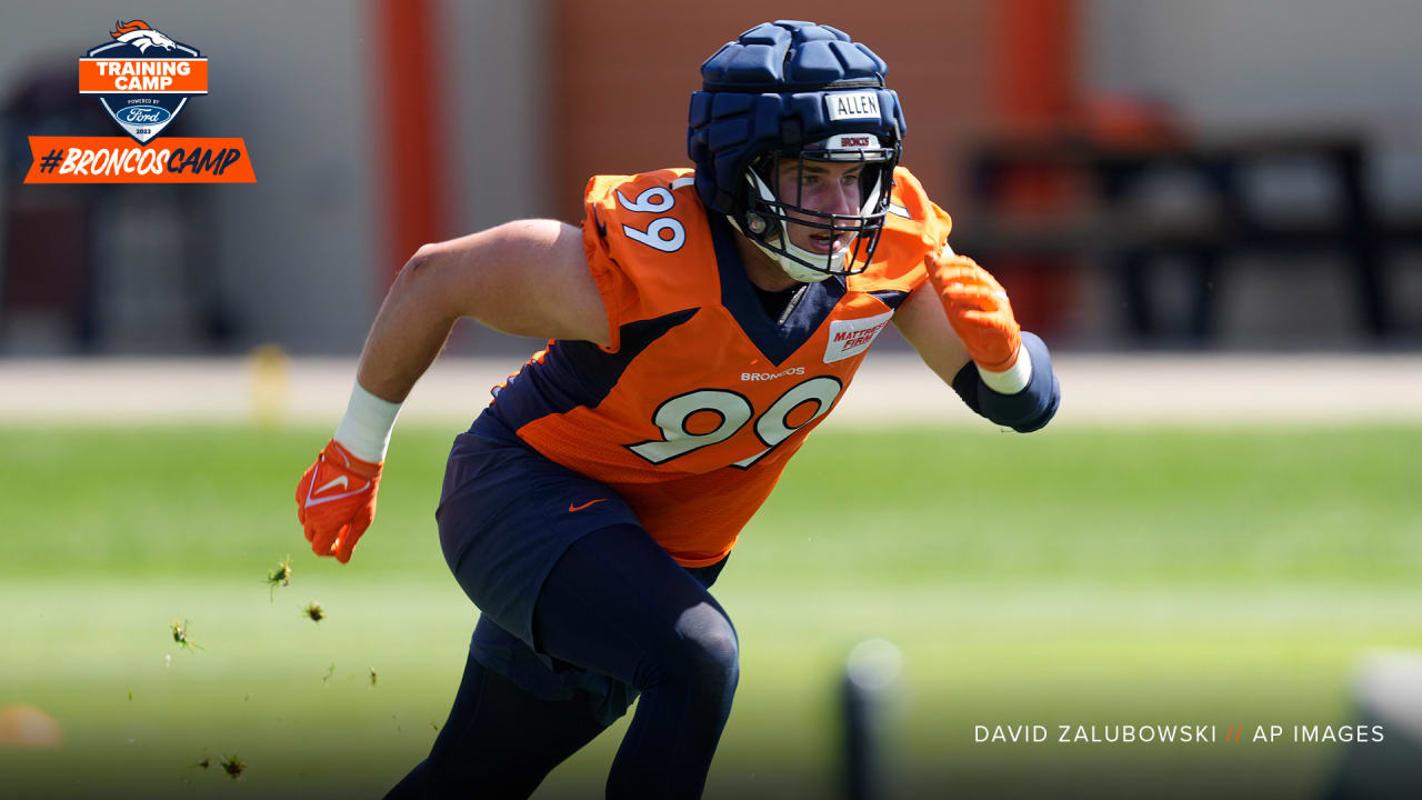 Zach Allen's non-stop motor shows up early at Broncos training camp: “Max  effort every play is just the way I was raised, and the way I was taught to  play the game.