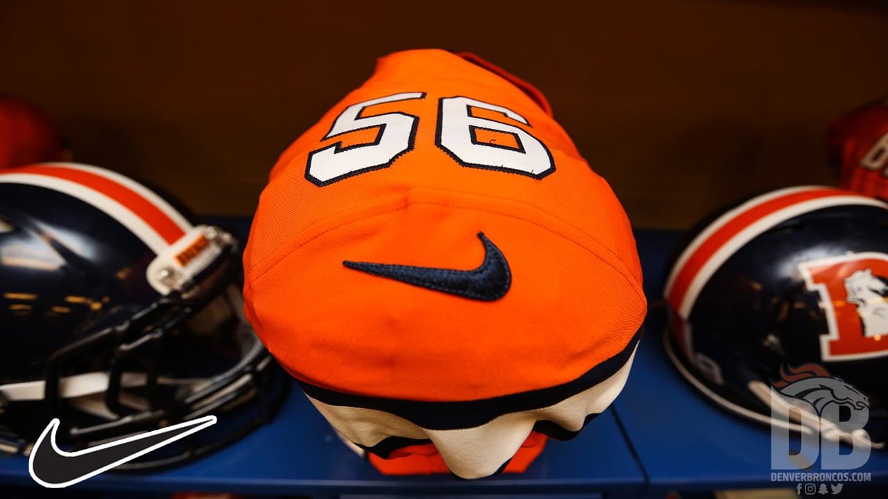 Pregame prep: Nike Color Rush in the locker room
